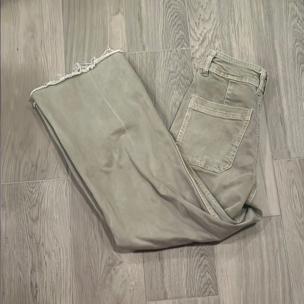 MNG Women’s Light Green Jeans Size: 2